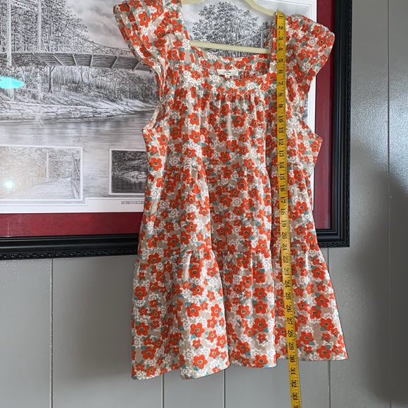 ENTRO square neck floral mini dress. - Picture 11 of 12